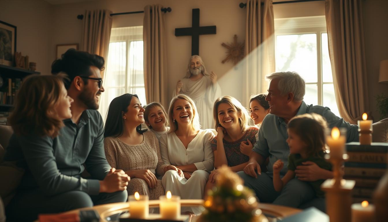 Amor e fé em família inspiração de Jesus