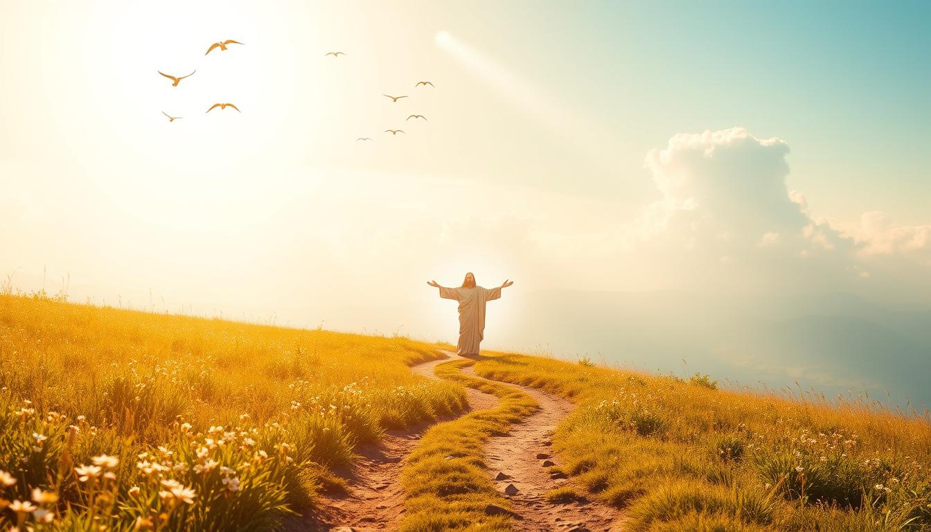 Esperança e fé guias de vida Jesus