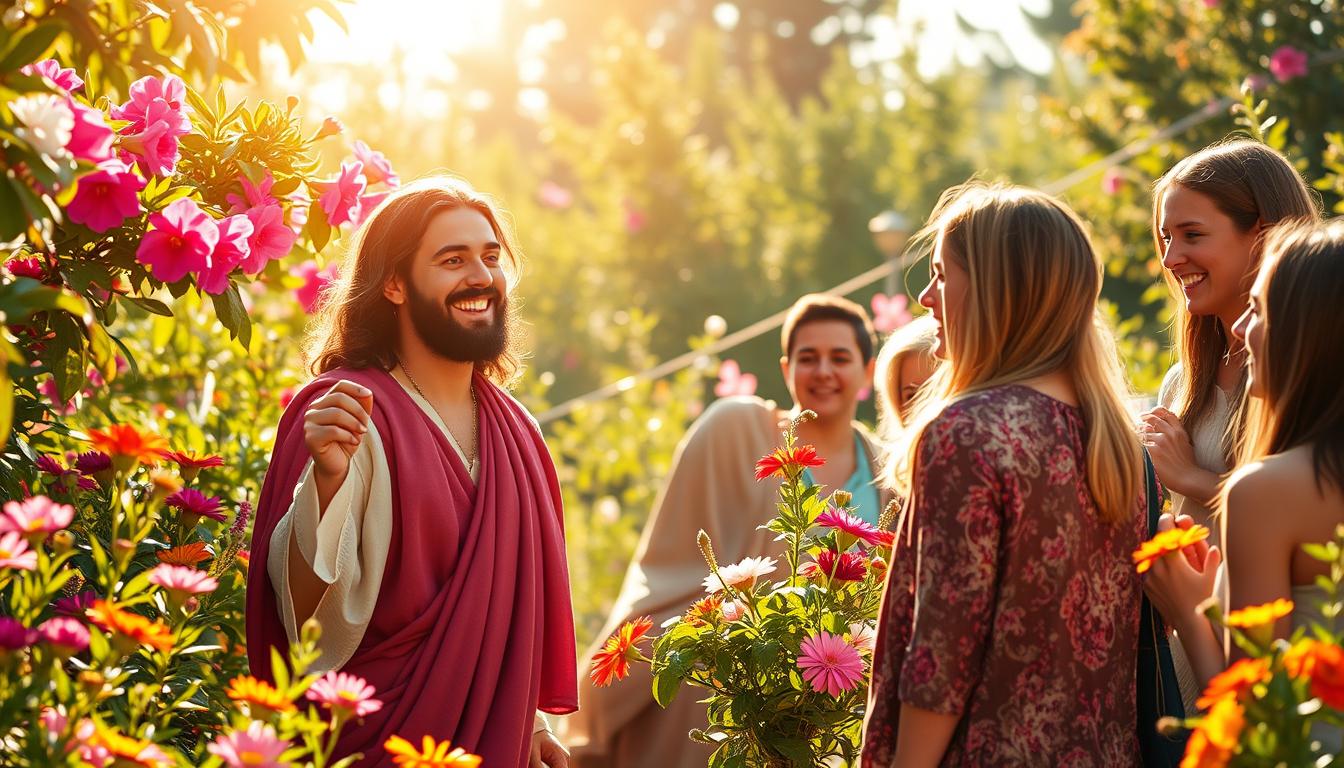 Jesus alegria de viver presente