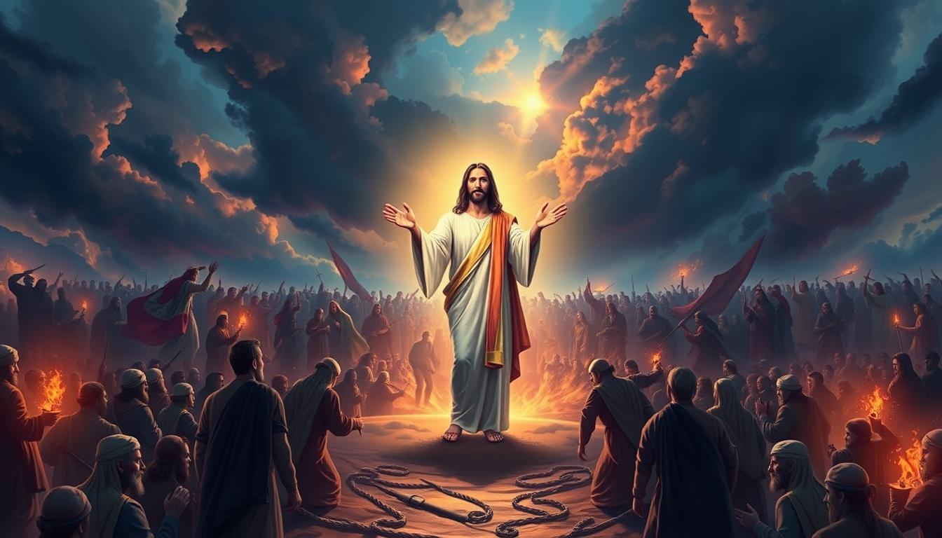 Jesus esperança em conflitos