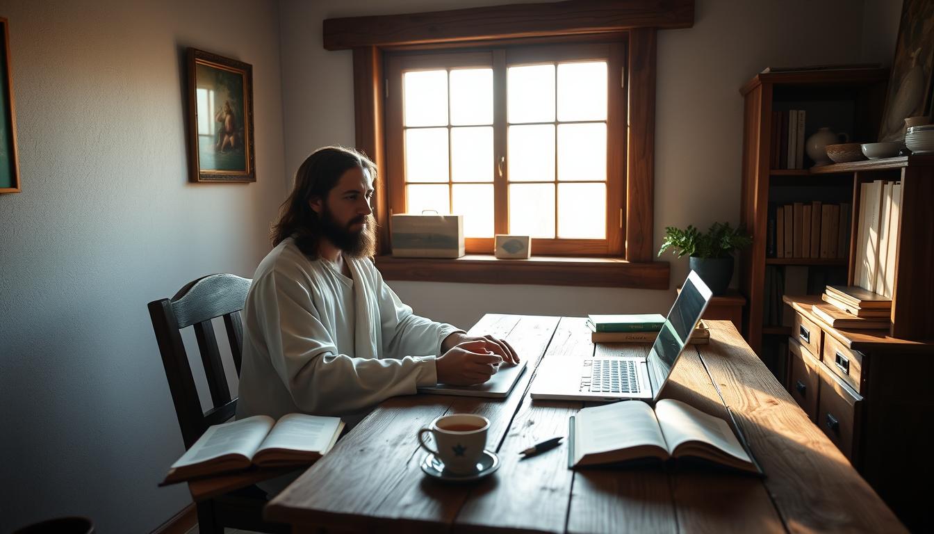 Jesus estresse trabalhar em casa