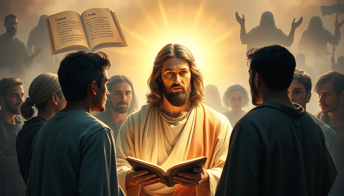 Jesus lidar com fake news e verdade