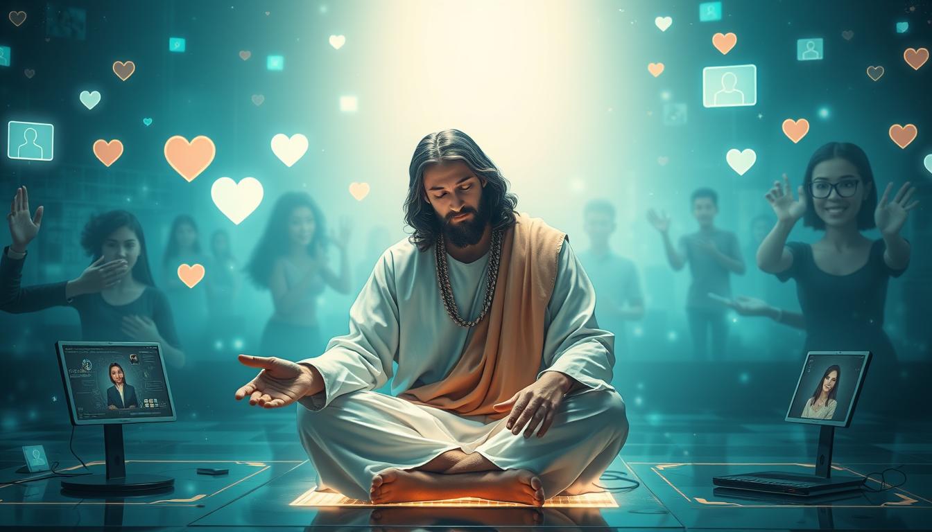 Jesus relacionamentos virtuais amizades online