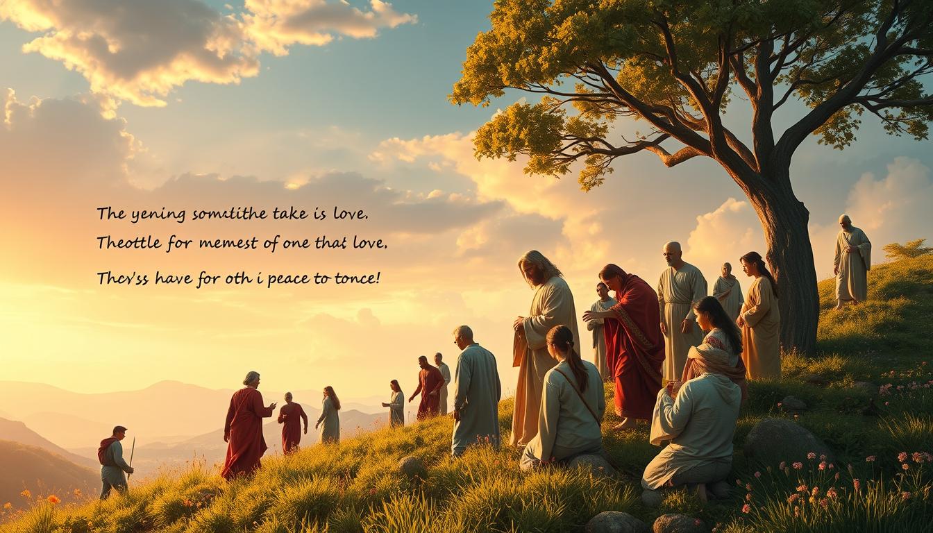 Viver em paz amar próximo ensinamentos Jesus